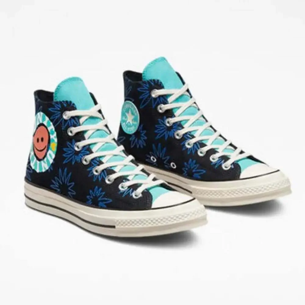 Converse Chuck Taylor 70 Unity Flower High Top Sneakers - Picture 2 of 6